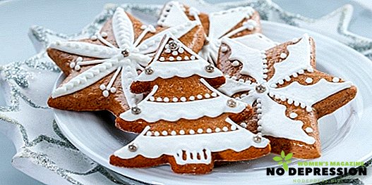 Recepten gevormde koekjes voor het nieuwe jaar 2018