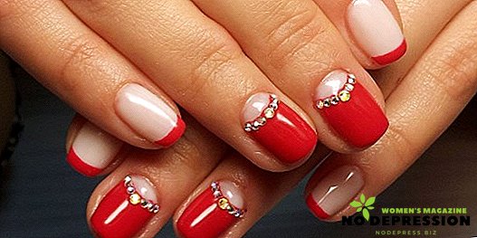 Nail design with red lacquer: fashion trends, manicure options with photos