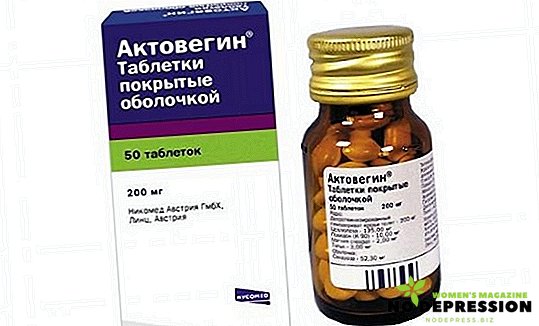 Instruções para uso da droga Actovegin comprimidos