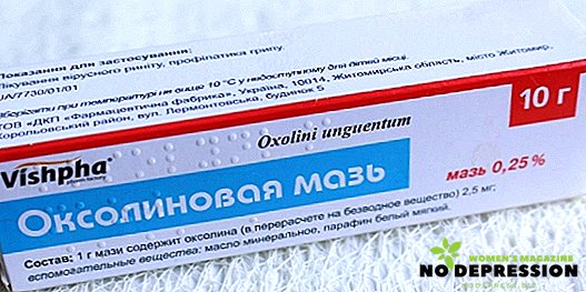 Használati utasítás az oxolin kenőcs használatához a gyermekek és felnőttek számára