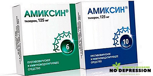 Instrucciones de uso del medicamento Amixin para niños y adultos.
