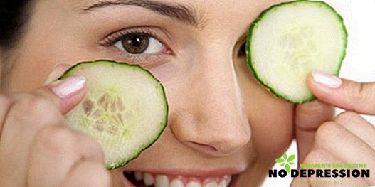 How to prepare and make a mask of fresh cucumbers for the face