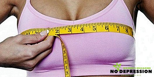 How to determine the size of the female breast