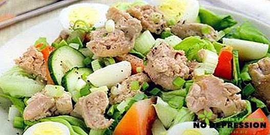 Cara memasak salad klasik dengan cod liver