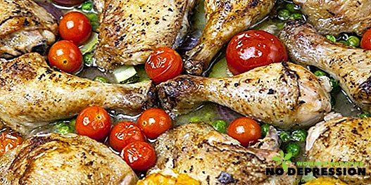 How to cook chicken with vegetables in the oven