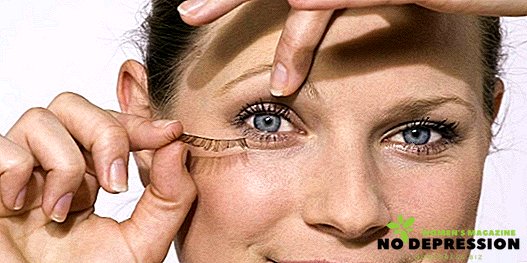 How to stick false eyelashes at home