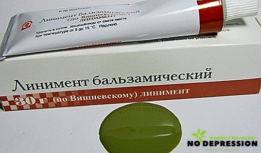 Vishnevsky軟膏：使用のための適応と指示