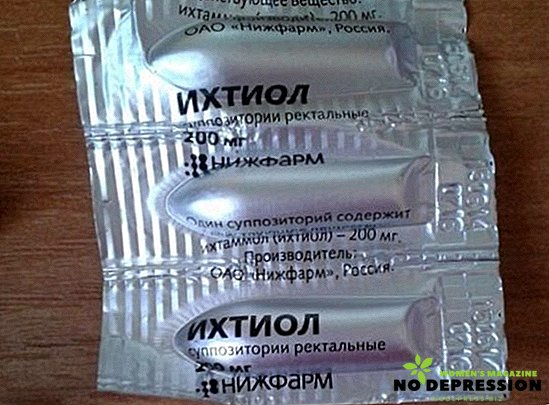 استخدام الشموع ichthyol في أمراض النساء