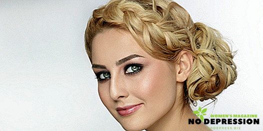 Simple and beautiful hairstyles with braids on medium hair