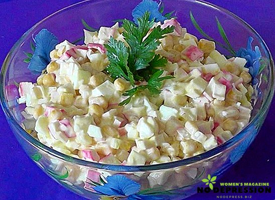 Recepten voor krabsalades en krabsticks: kook snel en smakelijk