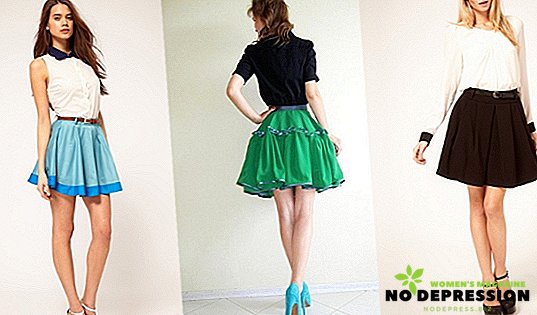 Vad du kan bära och framgångsrikt kombinera kjolen "sol"