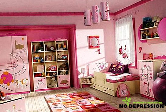Todos los detalles del diseño interior de la habitación infantil para la niña.